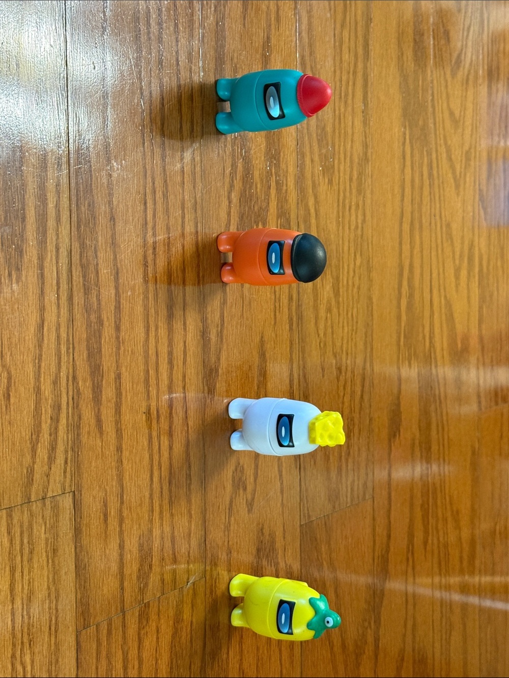 Assorted Among Us action figures
